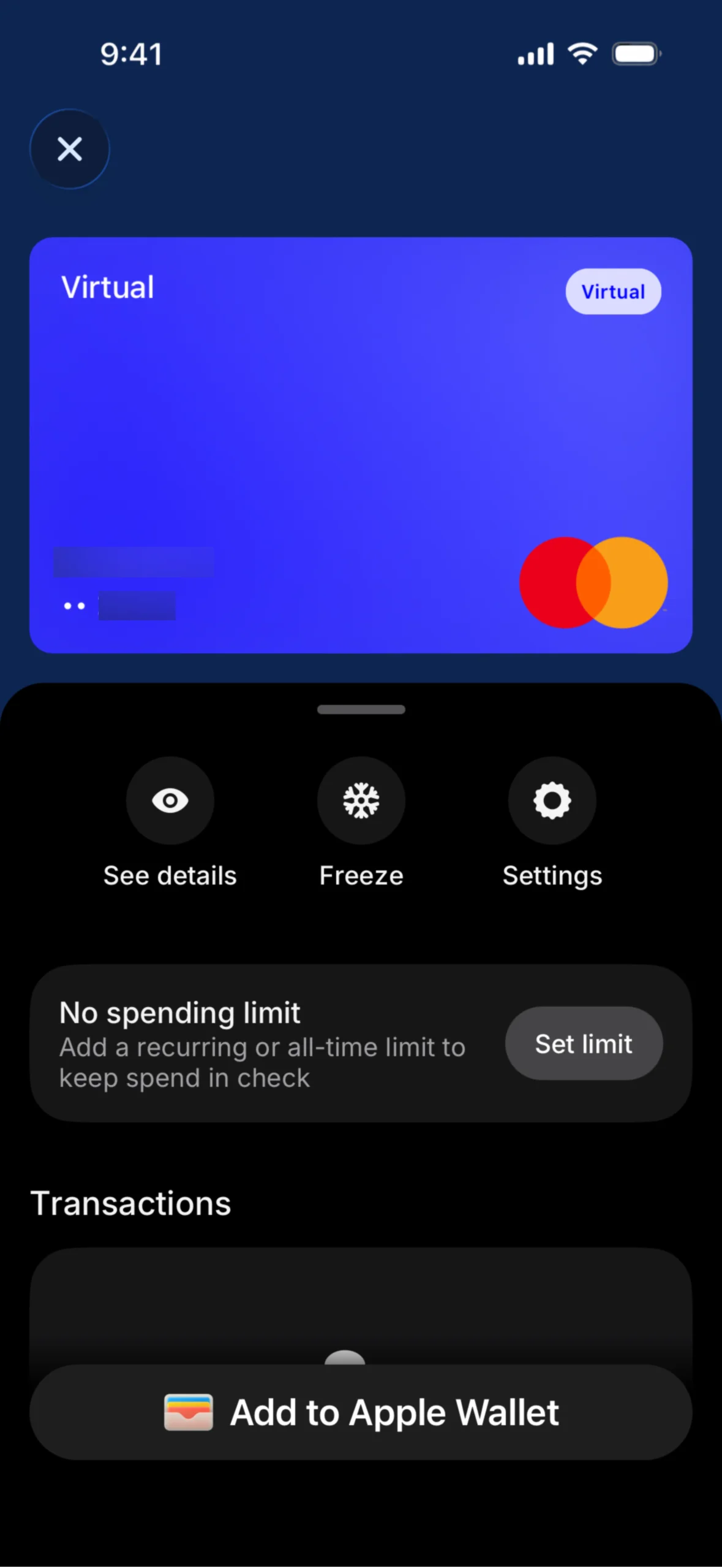 Freeze and controls